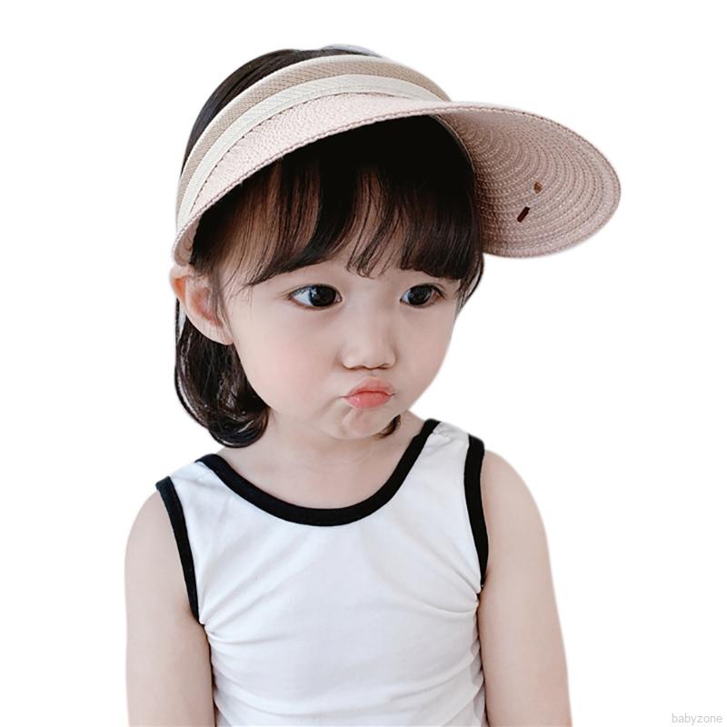 Mũ lưỡi trai hở đỉnh che nắng thời trang mùa hè xinh xắn dành cho trẻ em