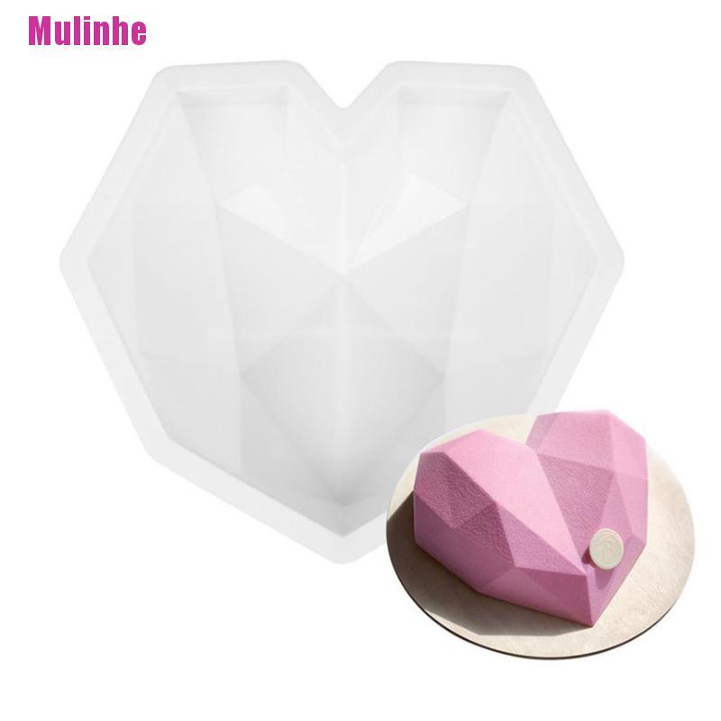 Khuôn Silicone Làm Bánh Tráng Miệng Hình Trái Tim 1 Cái