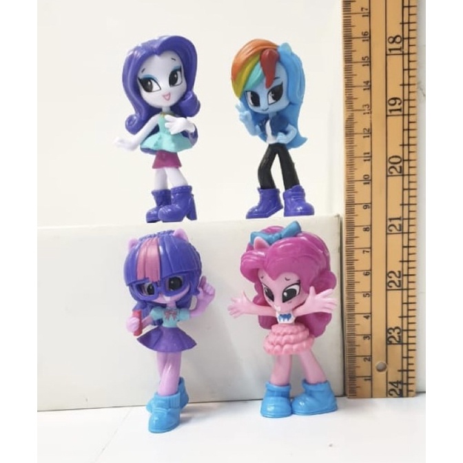 Bộ 4 Mô Hình Nhân Vật My Little Pony Trang Trí Bánh Kem