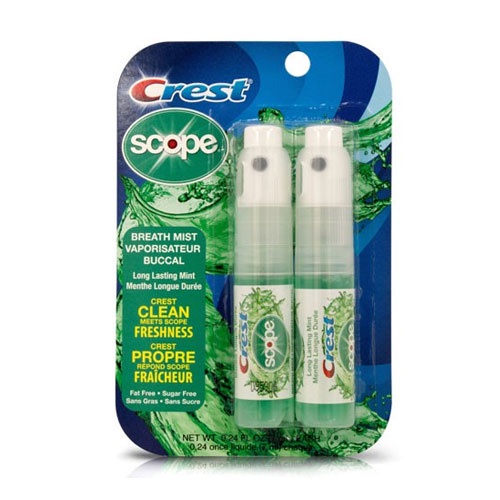 Set chai Xịt thơm miệng Crest của Mỹ