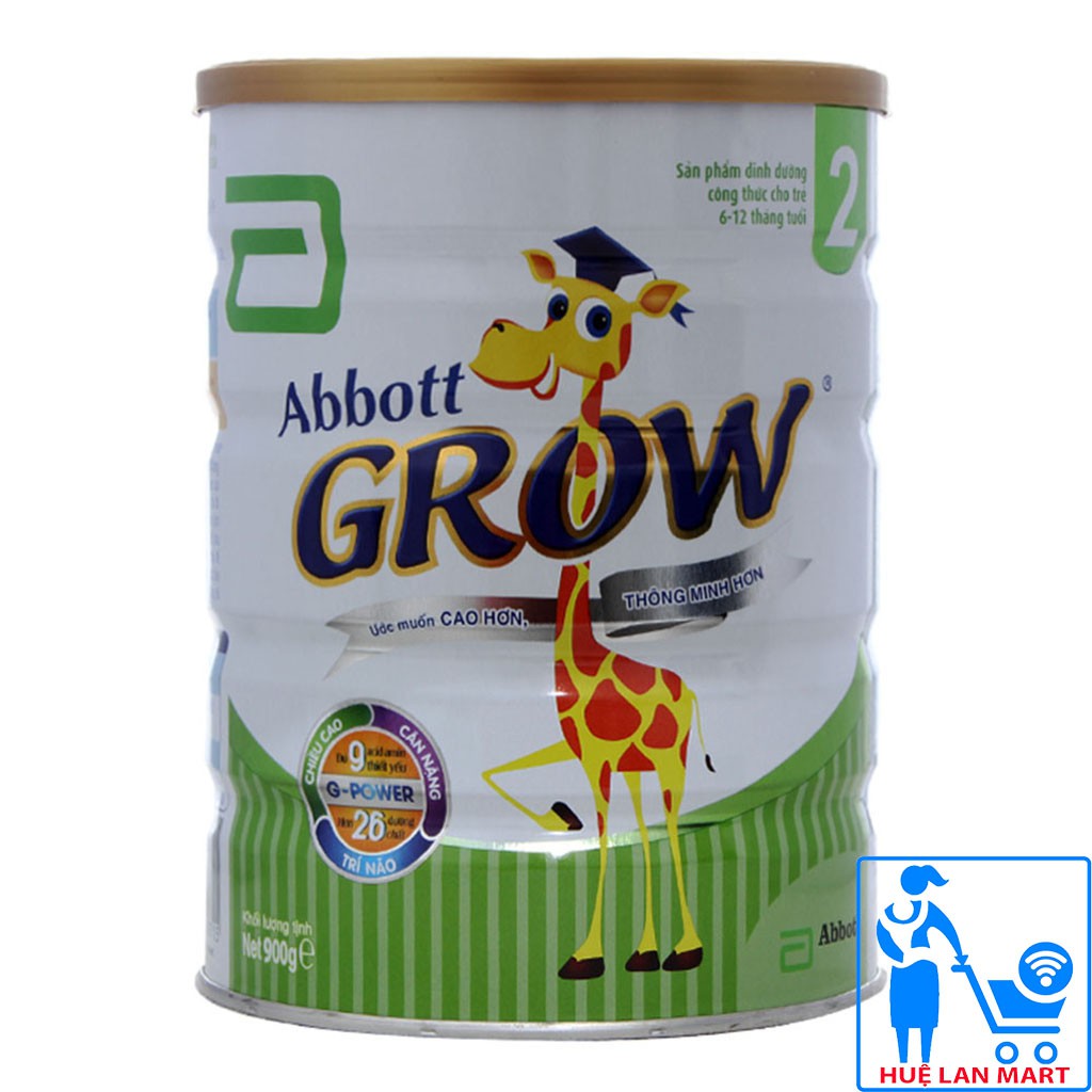 [CHÍNH HÃNG] Sữa Bột Abbott Grow 2 - Hộp 900g