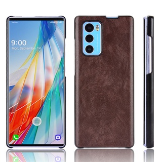 Ốp Lưng Da Có Giá Đỡ Cho LG Wing 5G