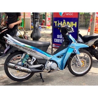 Tem trùm xe sirius spark nhiều màu