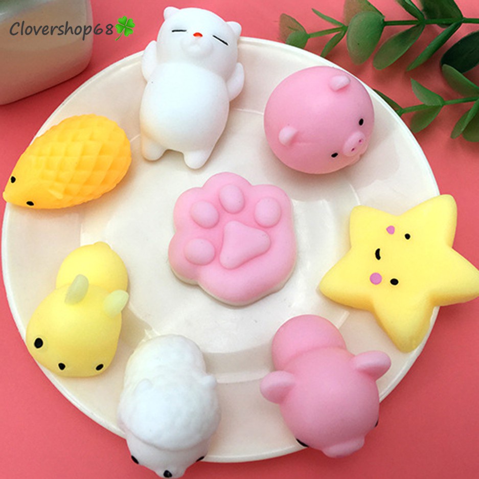 Đồ Chơi Squishy Mochi Hình Thú Cực Dễ Thương (Chọn mẫu)   🍀 Clovershop68 🍀