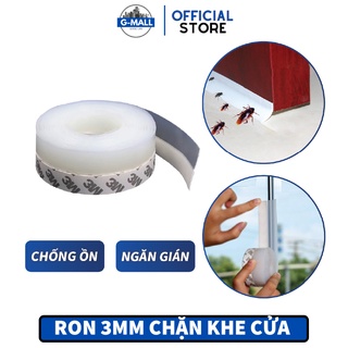 2 Mét Ron Cửa Cao Su Chắn khe hở  Gioăng, Thanh Dán Chân Cửa 3M Chống Bụi, Nước, Giảm Tiếng Ồn, Giữ Nhiệt Điều Hòa