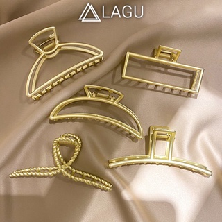  Kẹp tóc càng cua phong cách Hàn Quốc phụ kiện kim loại cỡ size lớn hottrend cho nữ đẹp LAGU Accessories 
