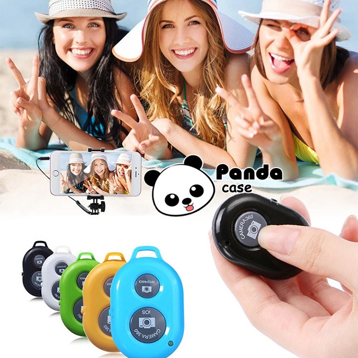 Remote chụp ảnh bluetooth - nút bấm điều khiển chụp hình từ xa cho điện thoại thông minh - Panda Case