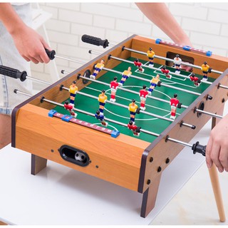 Đồ Chơi Bàn Bóng Đá Bi Lắc Trẻ Em – Bàn Bóng Đá Table Top Foosball (Gỗ) miDoctor – 6 Hàng Cầu Thủ M3