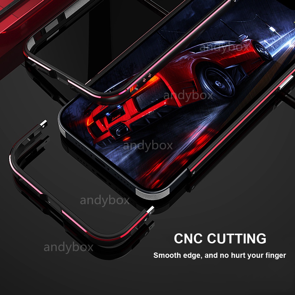 Ốp điện thoại viền mềm phối khung kim loại bảo vệ cho OPPO Reno 6 Pro Reno6 Reno5 5G Reno 5 Pro