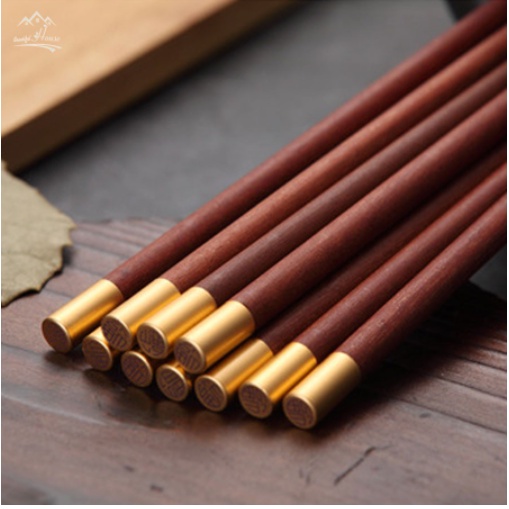 Đũa gỗ phong cách Nhật Bản - Gỗ Đàn Hương đỏ - đũa gia đình lịch sự sang trọng