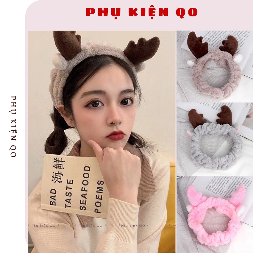 Băng đô rửa mặt sừng hưu BD10