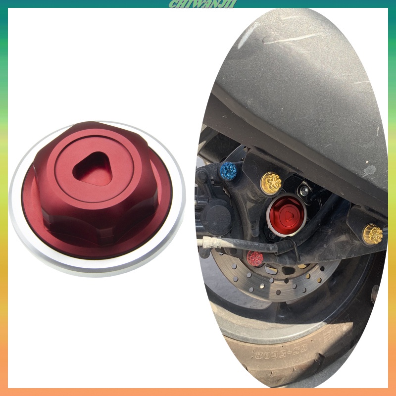 Nắp Đậy Trục Bánh Xe Sau Bằng Nhôm Cnc Cho Yamaha Nmax155 Nvx155 Aerox155 Advanced Manufacturing