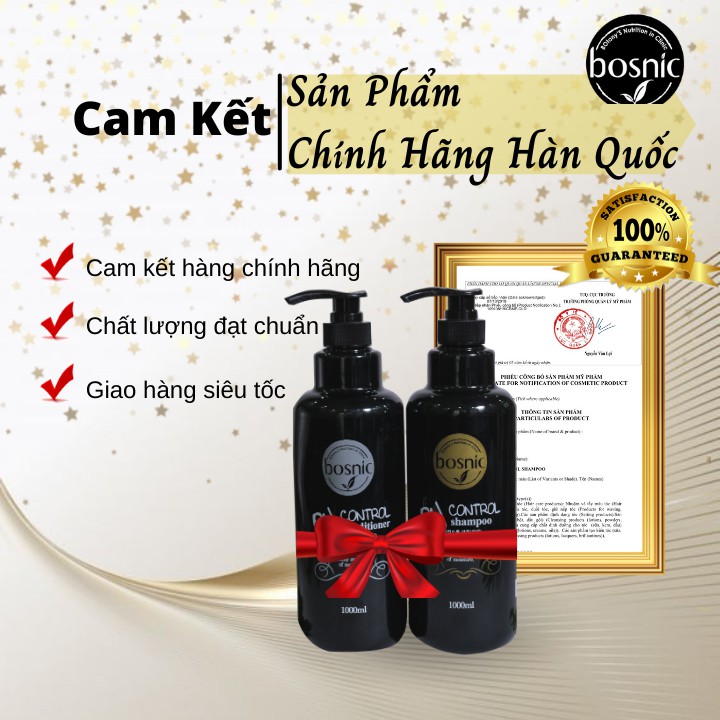 Dầu Gội Giảm Nhờn Cân Bằng PH BOSNIC 1000ML