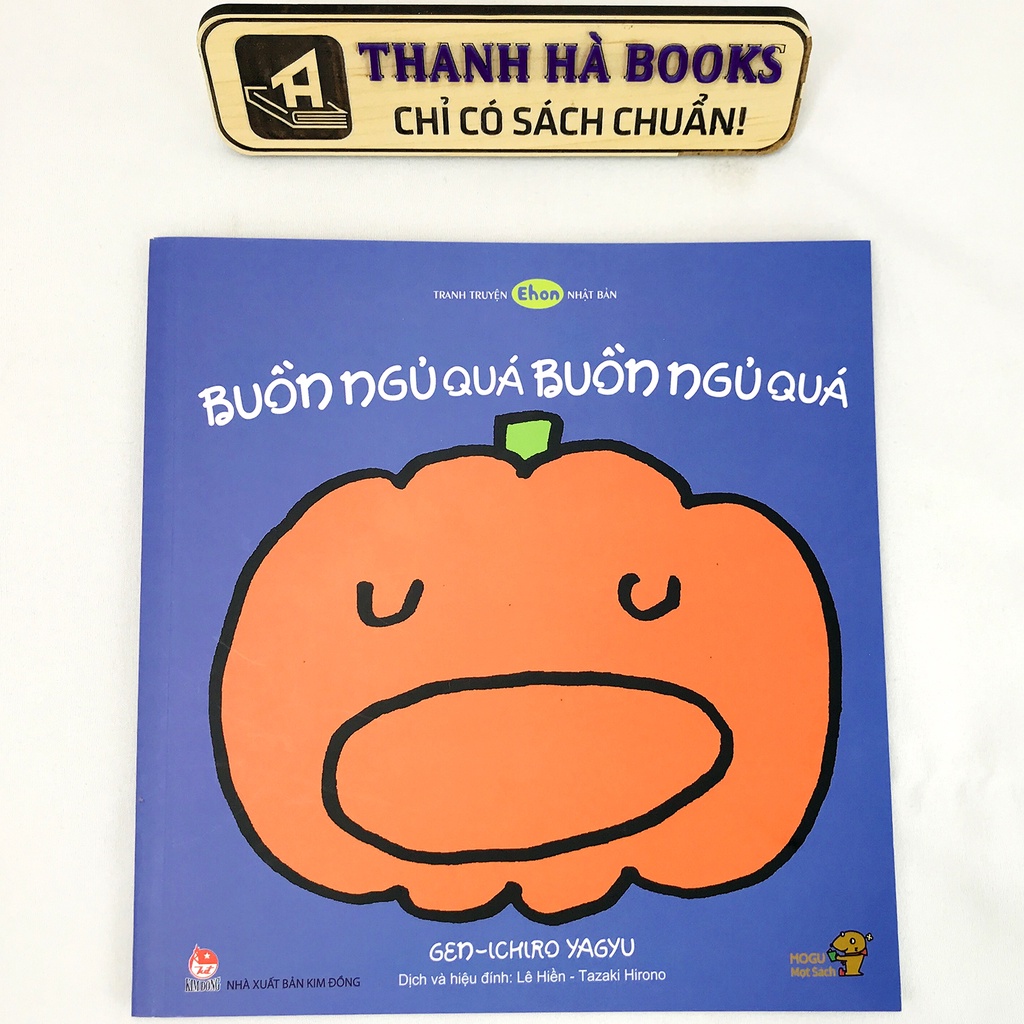 Sách - Tranh Truyện Ehon Nhật Bản - Chuyện Đi Ngủ Của Bí Ngô - Buồn Ngủ Quá Buồn Ngủ Quá