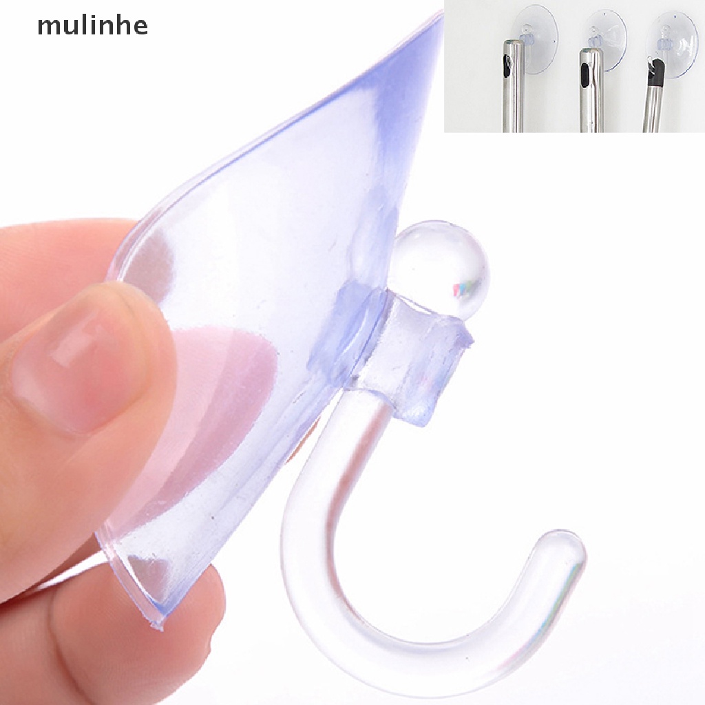Móc Treo Đồ Gắn Tường Trong Suốt Có Giác Hút Tiện Dụng