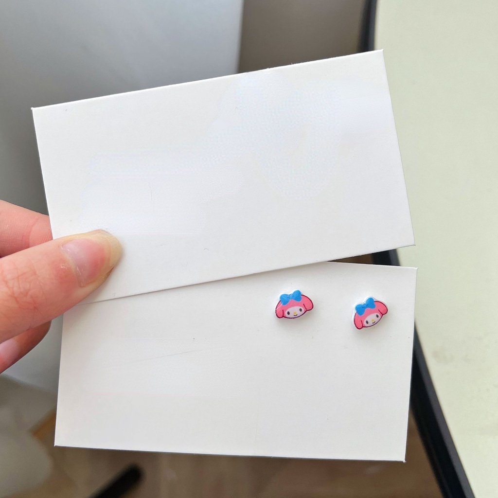 Plastic Needle Anime Earrings for Girls New Cute Cartoon Anime Earrings Jewelry Student Cartoon Earrings Earrings Hypoallergenic Earrings