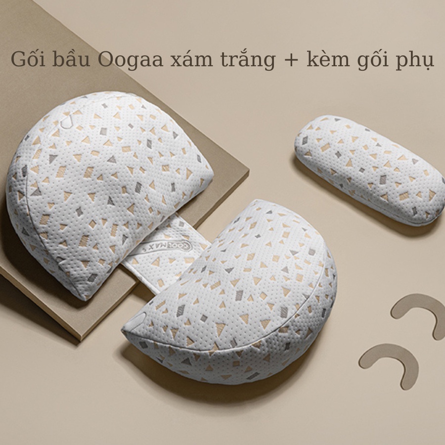 Gối bầu gối bầu cánh tiên oogaa cao cấp 2 lớp