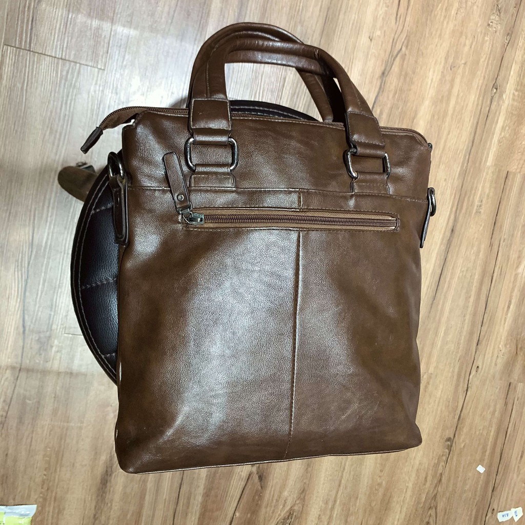 Túi xách, bao tử, đeo chéo nam da thật 2hand. italy