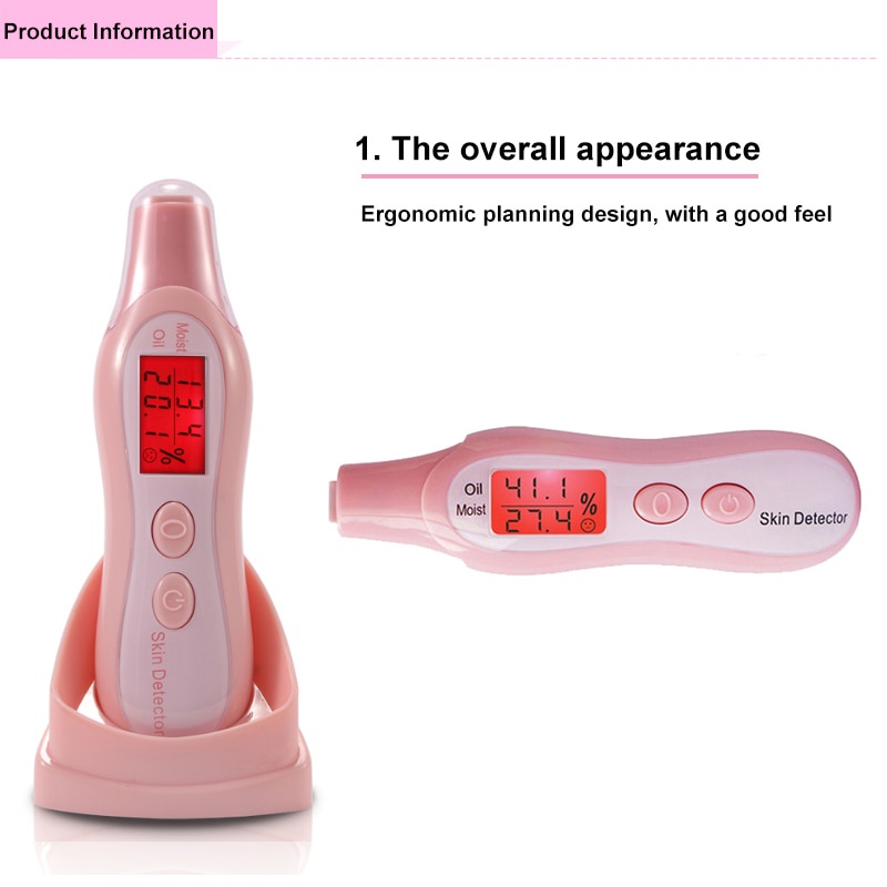 Máy Kiểm Tra Độ Ẩm Da Mặt Màn Hình LCD Chất Lượng Cao