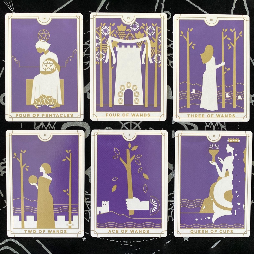 Bộ Bài Tarot Màu Sắc Cổ Điển Dùng Hàng Ngày