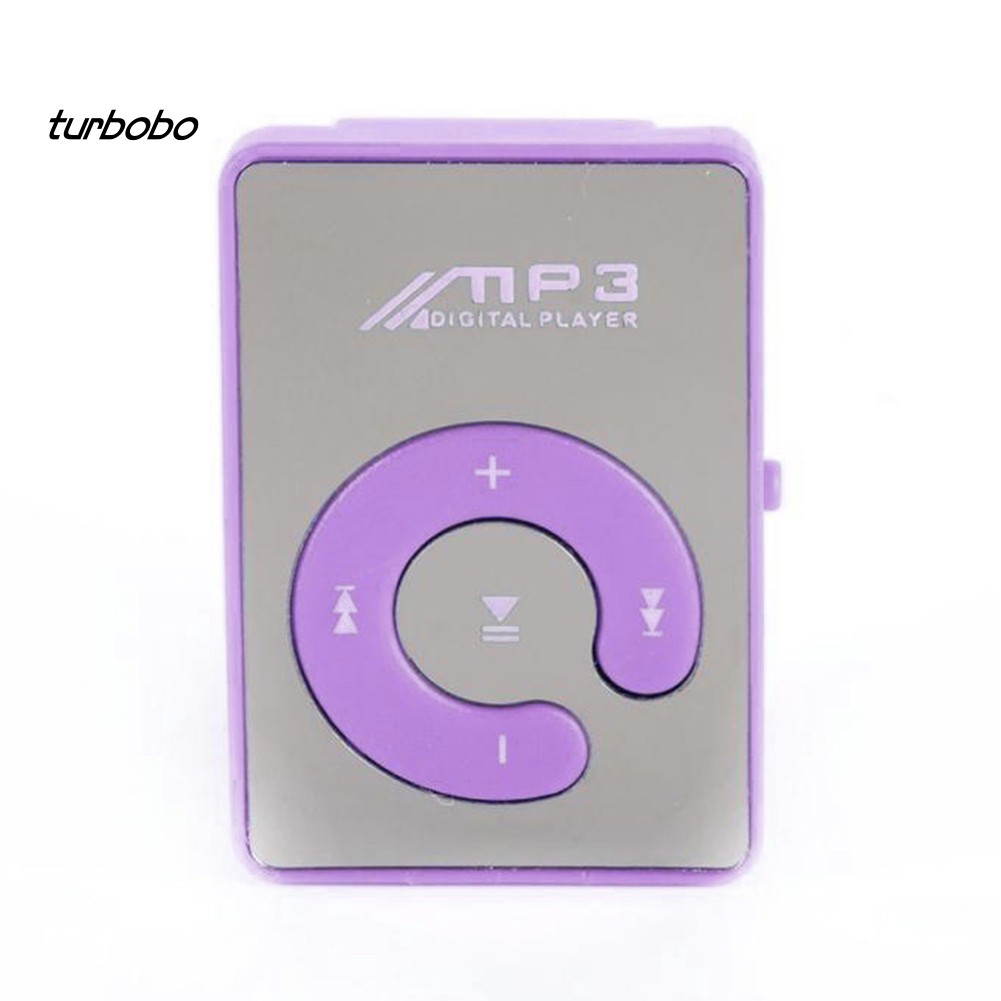 Máy nghe nhạc MP3 mini mặt gương hỗ trợ thẻ nhớ SD TF