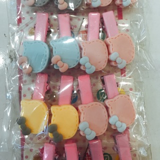 Bộ 4 kẹp tóc helo kitty cho bé