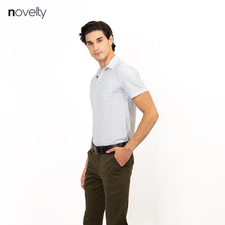 Áo Polo nam Novelty cổ sơ mi có túi NATMHTMCLR191112N