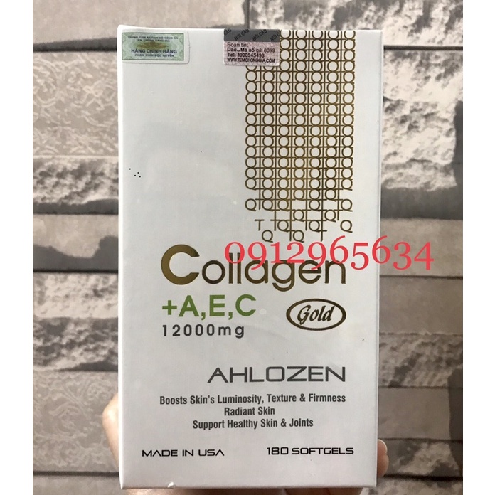 Collagen + A, E, C nhập khẩu chính hãng nguyên hộp từ Mỹ bổ sung dinh dưỡng cho phụ nữ đẹp hơn