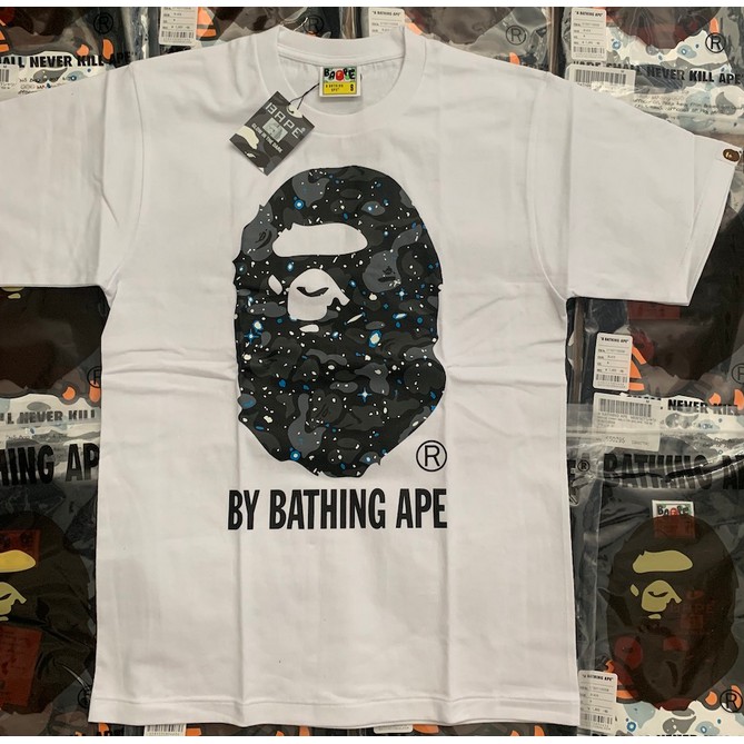 BAPE Áo Thun Unisex Tay Ngắn Thoáng Khí 20Ss Phản Quang Thời Trang