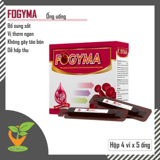 FOGYMA (4 vỉ x 5 ống 10ml/hộp) - Bổ sung sắt dạng ống cho bà bầu fogyma