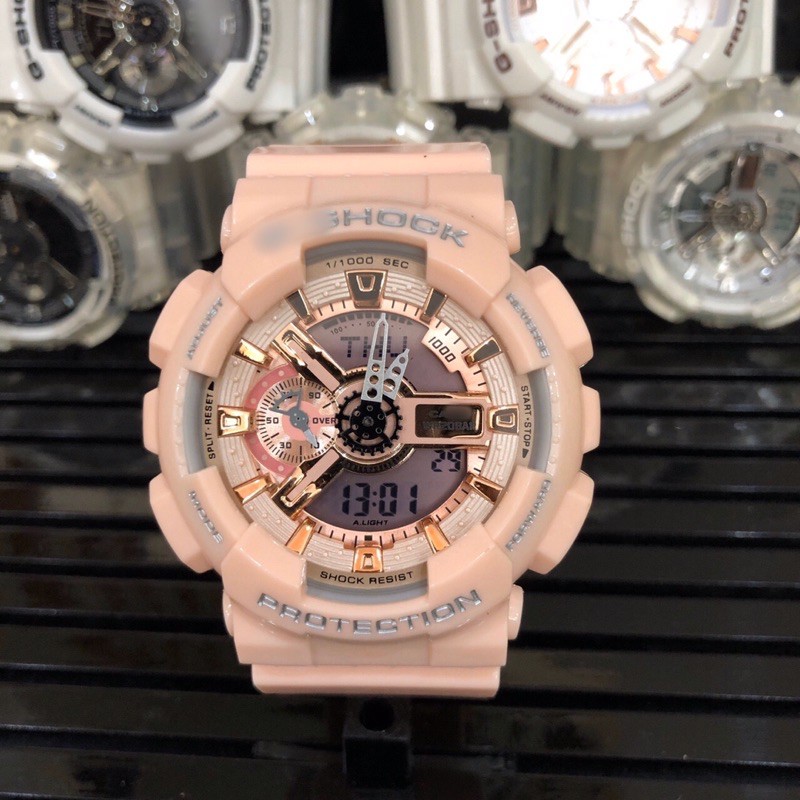 [watches.sg] DH Shock New Mặt tròn năng động cho nam và nữ Năm màu mới | BigBuy360 - bigbuy360.vn