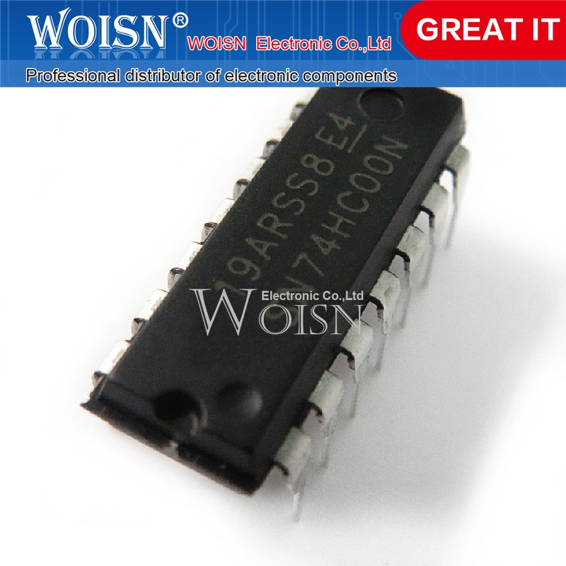 Set 10 Cổng Nối 2 Cổng sn74hc00n 74hc00 sn74hc00 dip-14