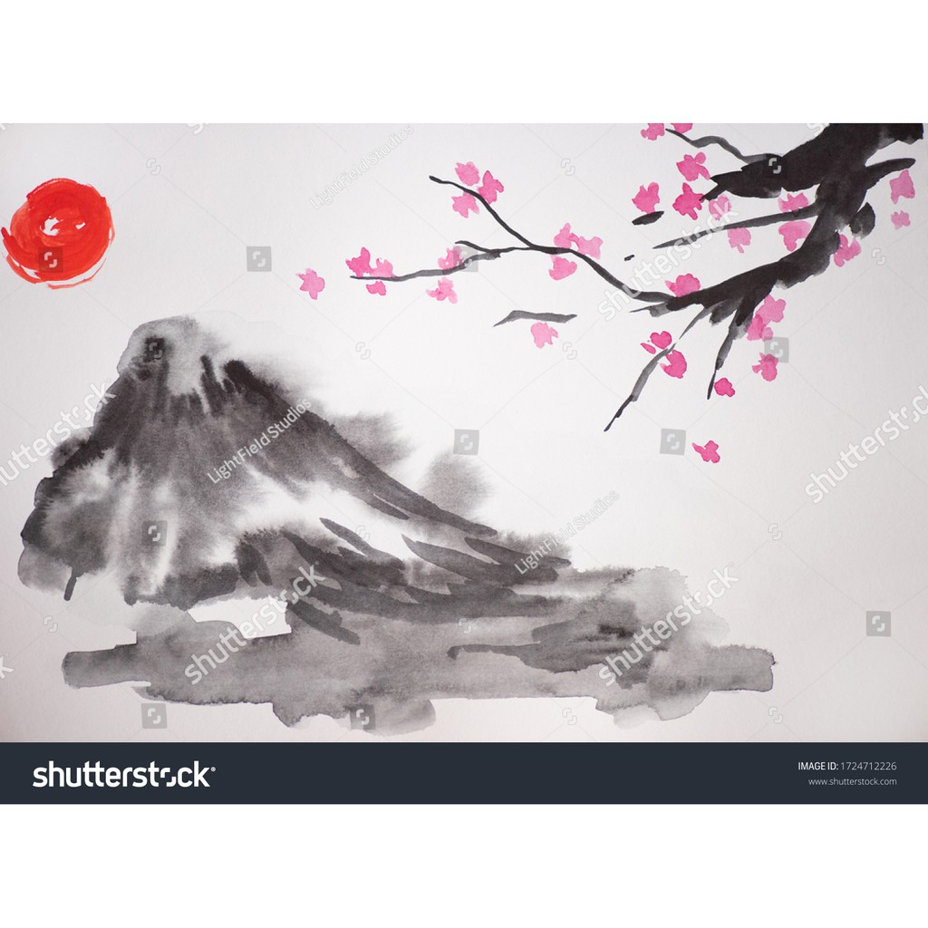 Tranh lụa 3d Phong Cảnh Nhật Bản PCNB-06