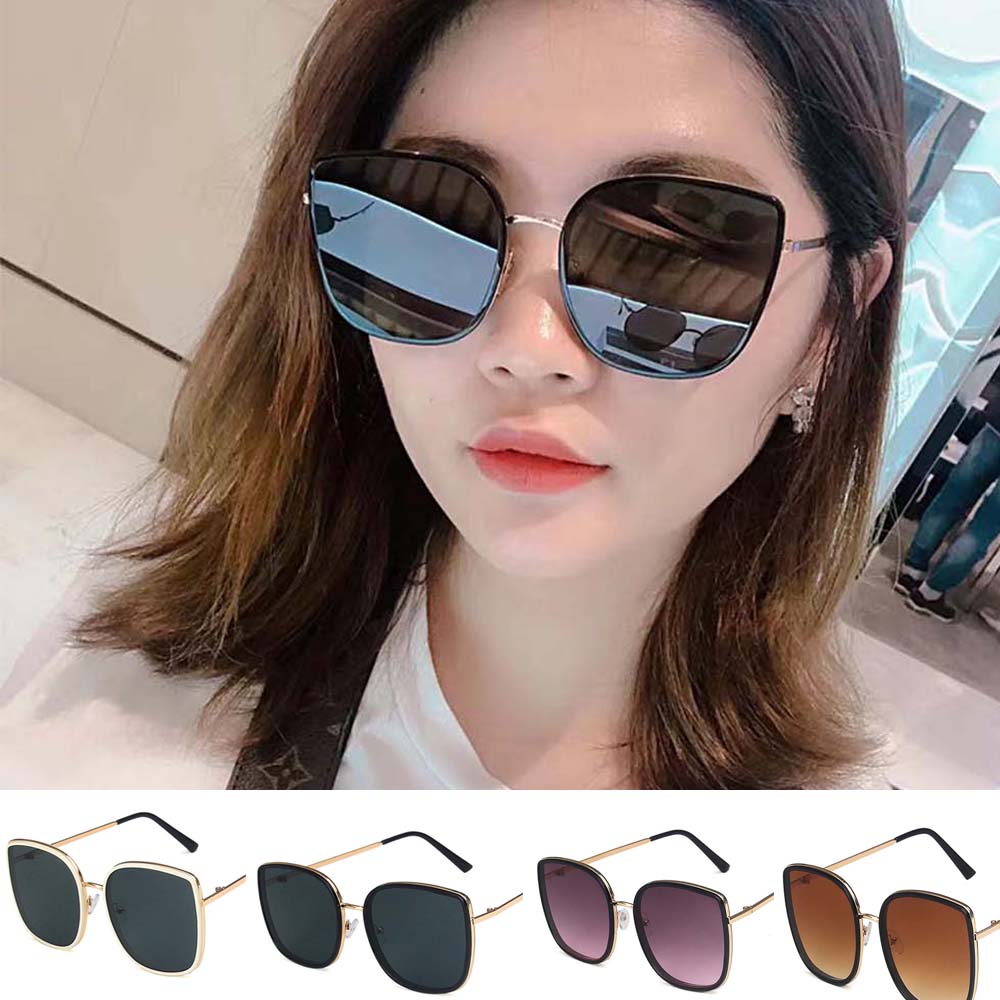 Kính mát thiết kế thời trang phong cách Hàn Quốc chống tia UV400 cho nữ