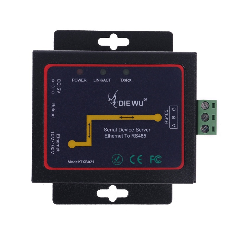 Mô Đun Chuyển Đổi RJ45 Sang RS485 LAN Ethernet Với Phích Cắm US