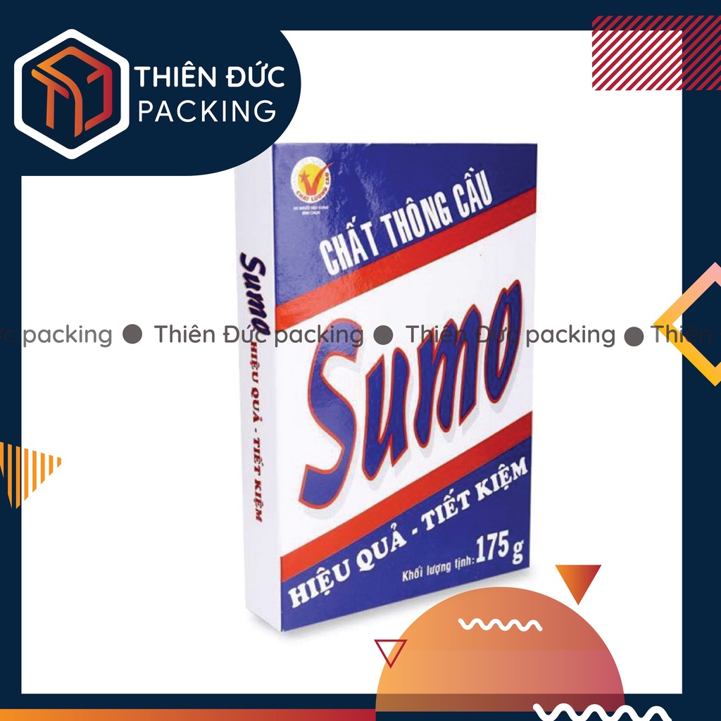 Bột thông tắc bồn cầu cống, bể phốt nghẹt giá rẻ siêu mạnh SUMO 175gr