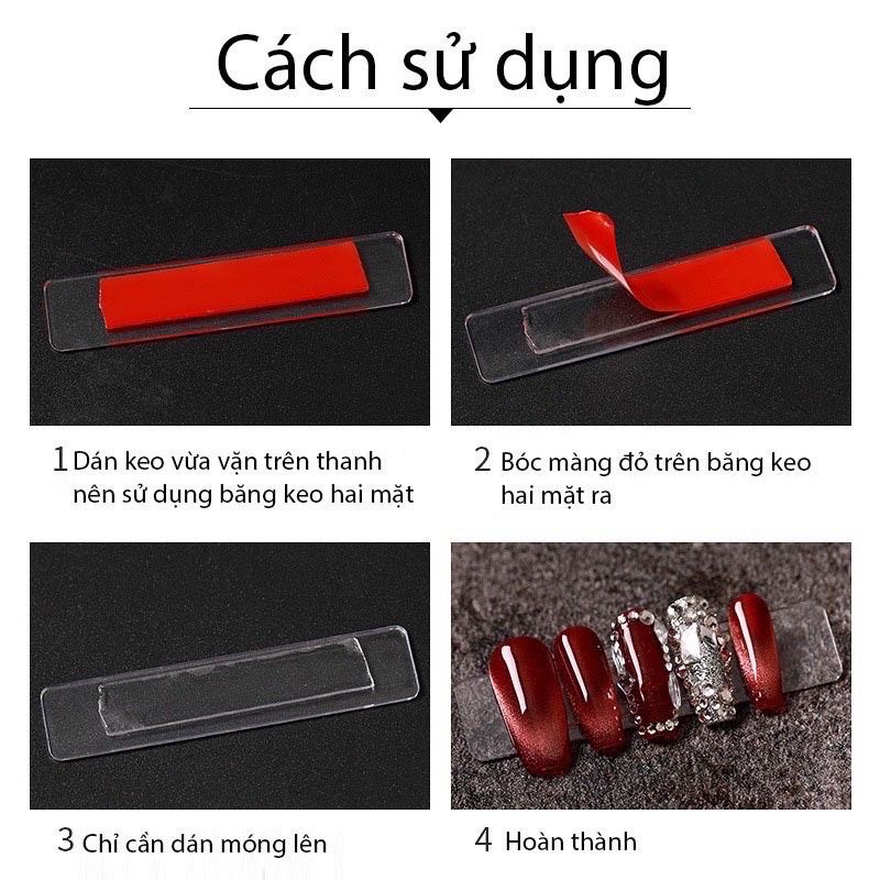 Băng keo đỏ đa năng nail