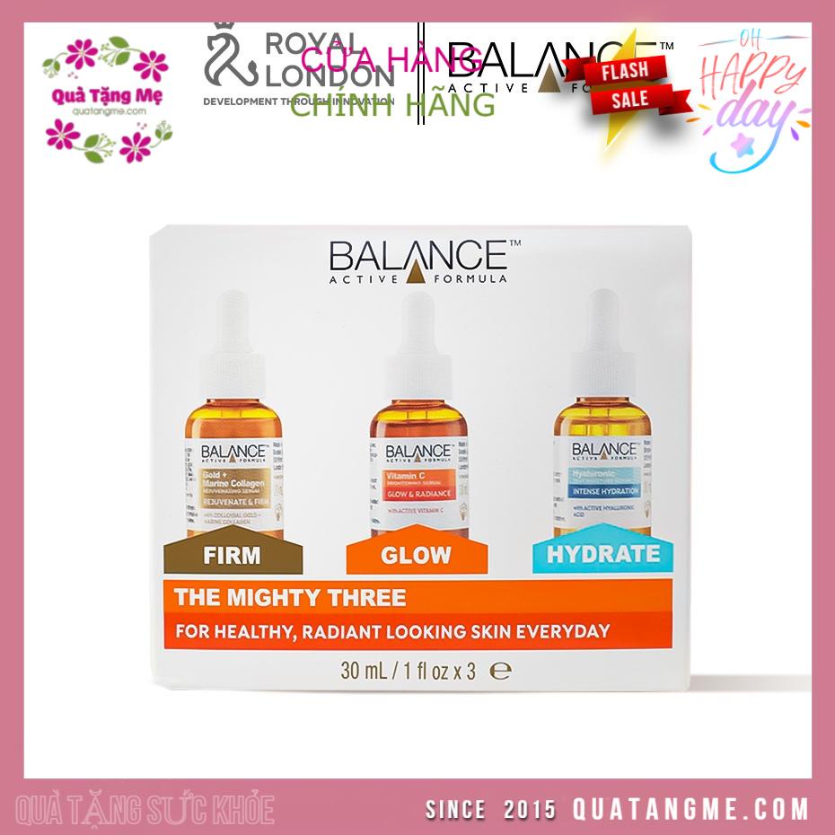 Bộ 3 Serum Balance Active Formular chính hãng 30ml hiệu quả tối đa cho làn da - QT003