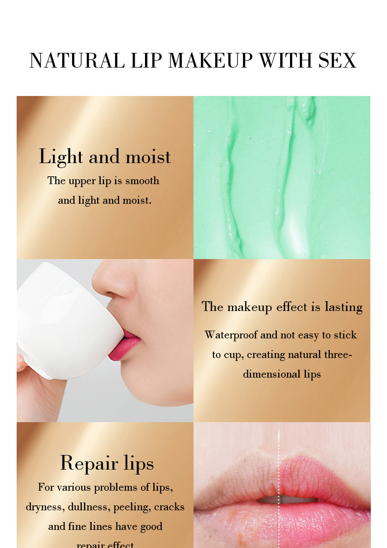 Son dưỡng môi KISS BEAUTY mật ong và lô hội tự nhiên giúp dưỡng ẩm thay đổi màu sắc theo nhiệt độ TSLM 1 | BigBuy360 - bigbuy360.vn