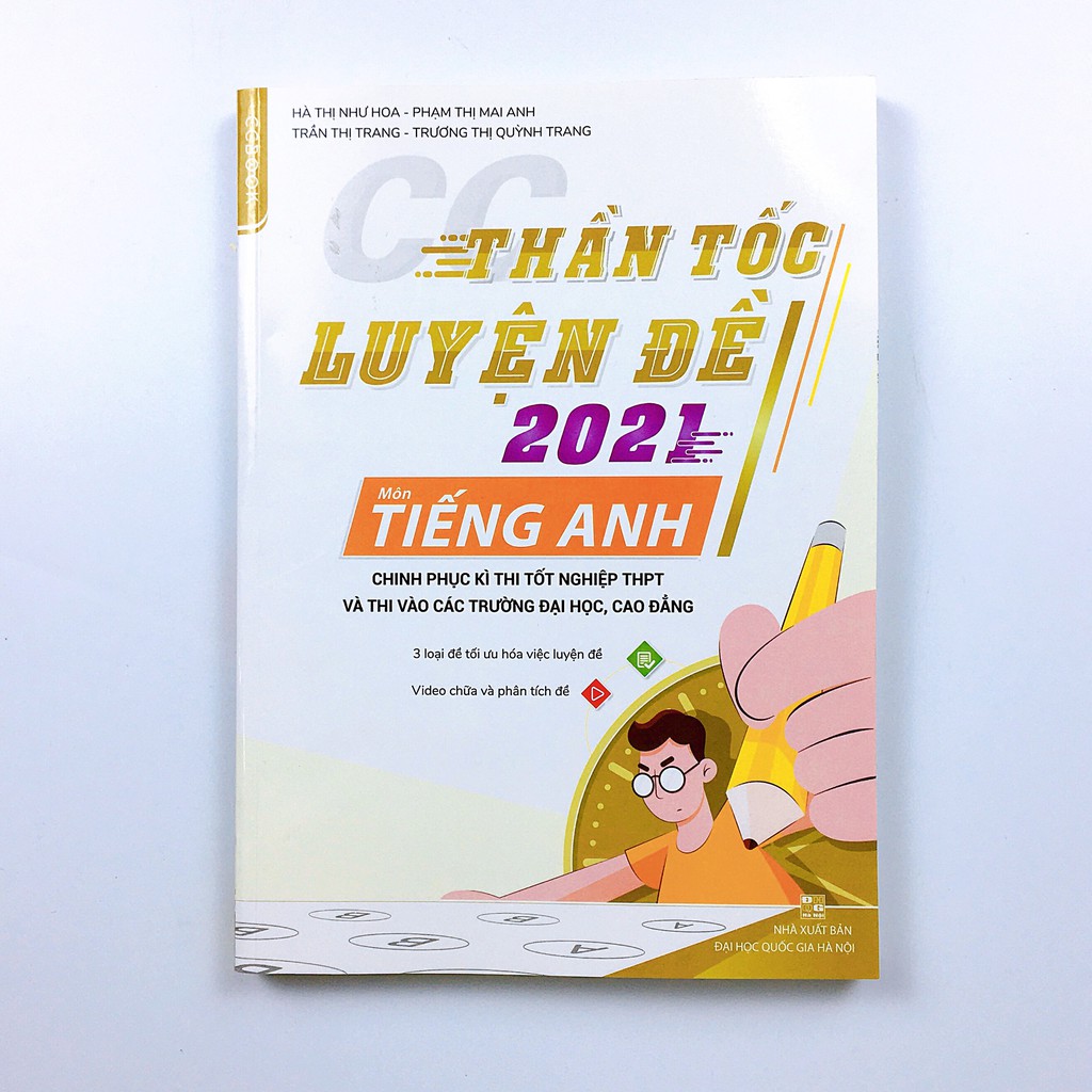 Sách CC Thần tốc luyện đề 2021 môn Tiếng Anh