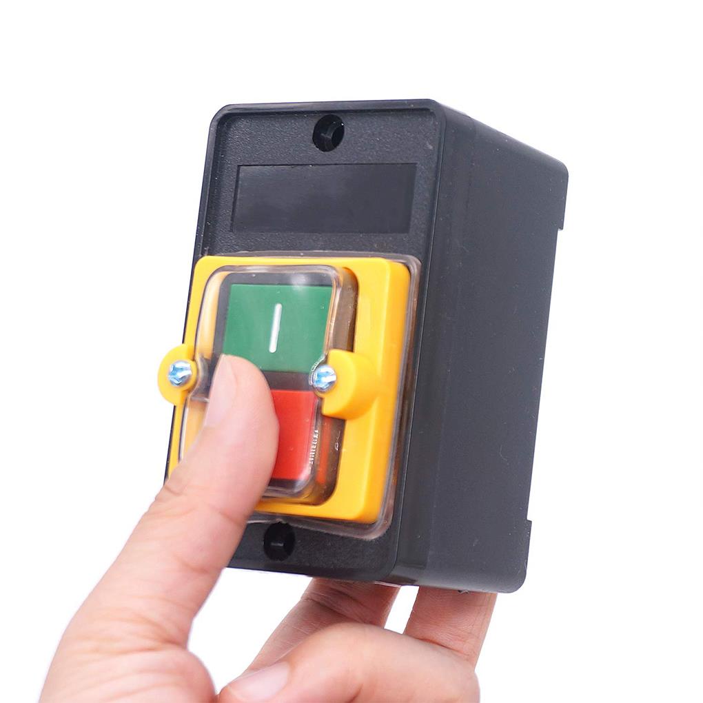 Push Button On-off Switch Portable Detachable 5mm Mounting Hole Copper Contactor Workshop Device Switches with