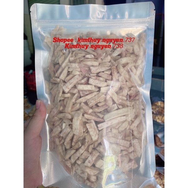 500g Khoai Môn Sấy Củ Chi Loại 1 Sấy Vụn Thơm Giòn