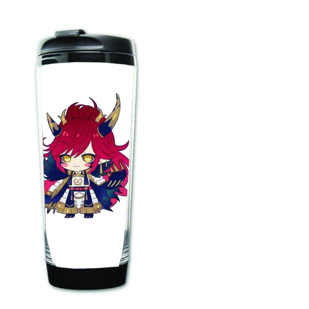 Bình nhựa đựng nước in hình ÂM DƯƠNG SƯ Onmyoji game anime chibi tiện lợi độc đáo