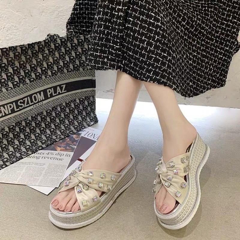 Dép nữ đế xuồng 6cm