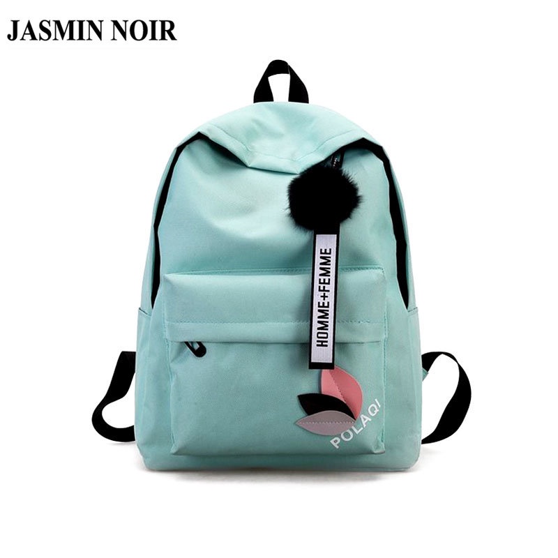 Ba Lô JASMIN NOIR Oxford Phối Tua Rua Thời Trang Cho Nữ