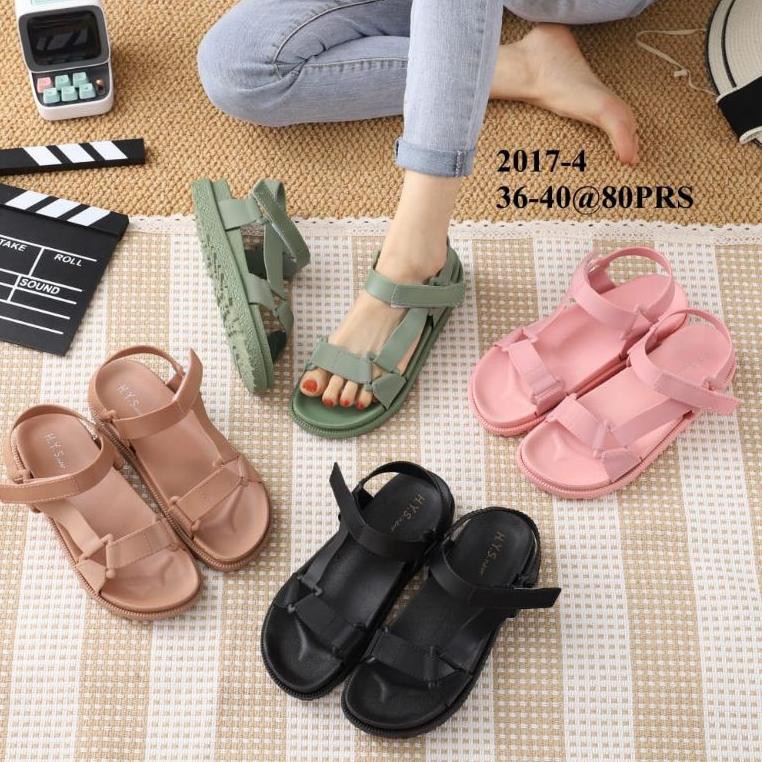 Giày Sandal Quai Ngang Trong Suốt Thời Trang 2017-4 90 Cho Nữ