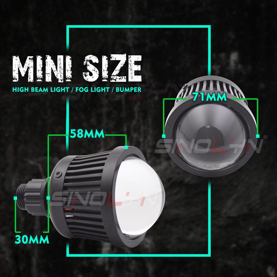 Đèn Pha Bóng LED H11 H7 9005 9006 K3 5000K 25W Chống Thấm Nước Cho Xe Máy Chiếu