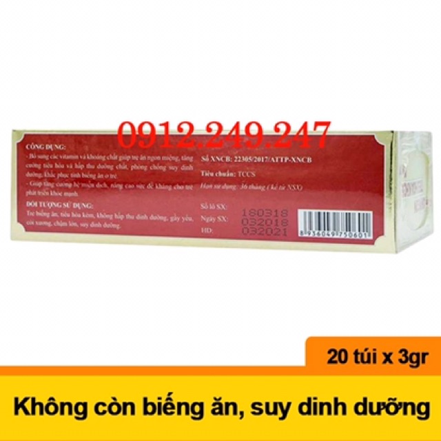 ✅ (CHÍNH HÃNG) Cốm Ăn Ngon Tiêu Hóa Khỏe New G&P France– Dành cho trẻ biếng ăn, còi xương, chậm lớn, hay ốm vặt, gầy yếu