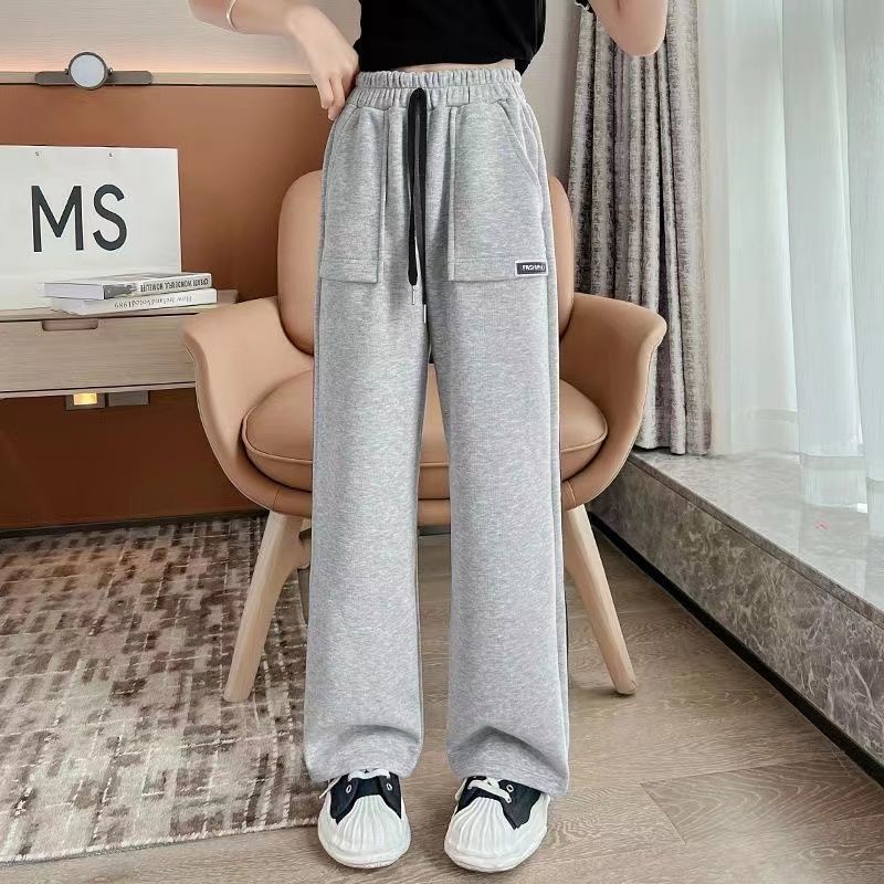 Quần Dài Thể Thao Dáng Suông Thời Trang Mùa Thu Cho Bé Gái