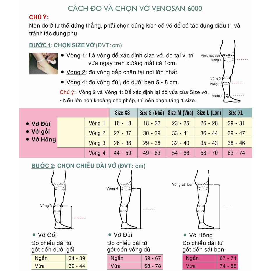 ✅ [DÀNH CHO NAM] Vớ Suy Giãn Tĩnh Mạch (Tất Y Khoa): Venosan USA Cho Nam (Made in USA) -VT0449 | Y Tế Vạn Thành